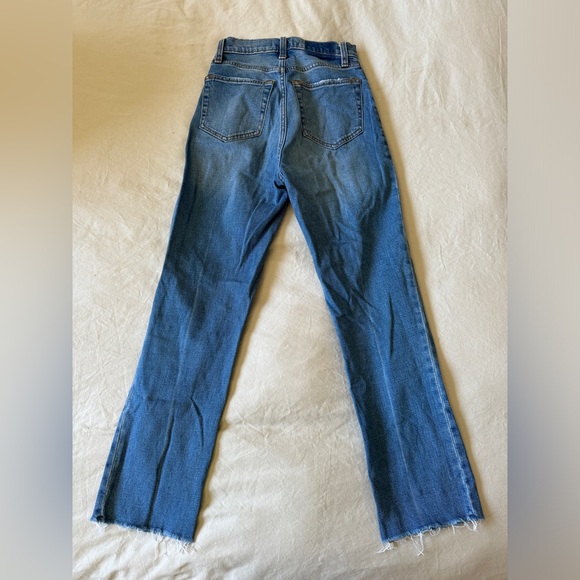 Abercrombie Curve Love Ankle Straight Jeans - Size 24 - Picture 3 of 3
